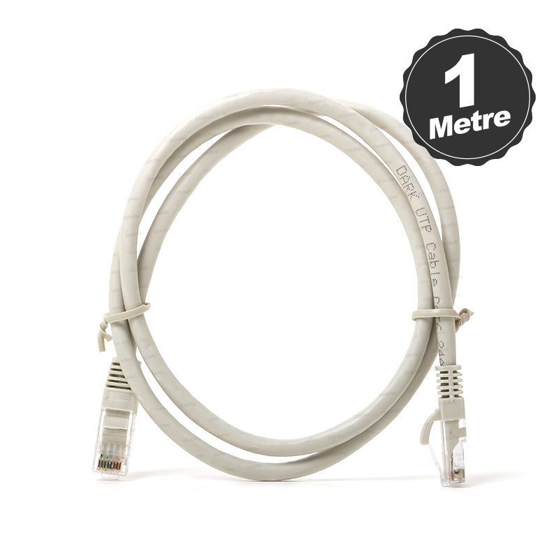 DARK DK-CB-NT6U100G Cat6 1m UTP Awg 24/7 Bakır Gri Patch Network Kablosu