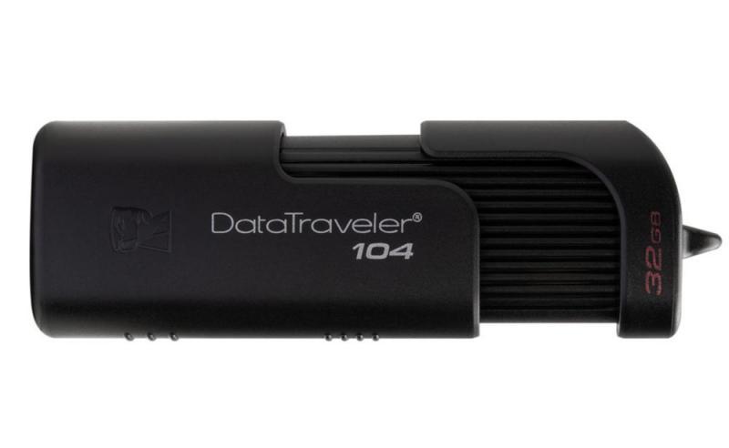 KINGSTON DT104-32GB 32GB DT104 USB 2.0 Siyah USB Bellek