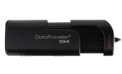 KINGSTON DT104-32GB 32GB DT104 USB 2.0 Siyah USB Bellek