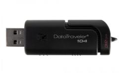 KINGSTON DT104-32GB 32GB DT104 USB 2.0 Siyah USB Bellek