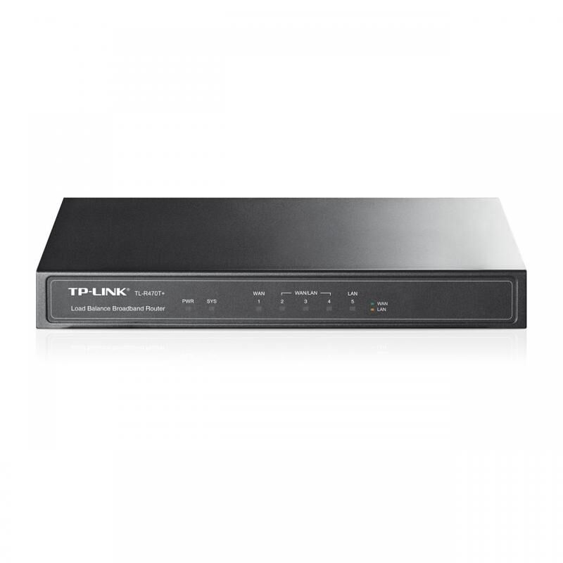 TP-LINK TL-R470T-PLUS 5Port Routerload Balance Multi-WAN Router