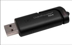 KINGSTON DT104-16GB 16GB DT104 USB 2.0 Siyah USB Bellek