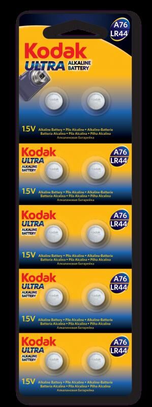KODAK LR44 10'lu Ultra Alkalin Düğme Pil