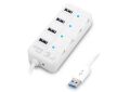 S-LINK 4 Port Usb 3.0 Beyaz Usb Hub SL-U307W