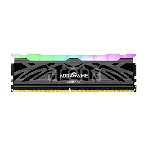 ADDLINK AG16GB64C38X5UB 16GB DDR5 6400MT/s CL38 RGB Unbuffered DIMM 288Pin With Heatsink Black