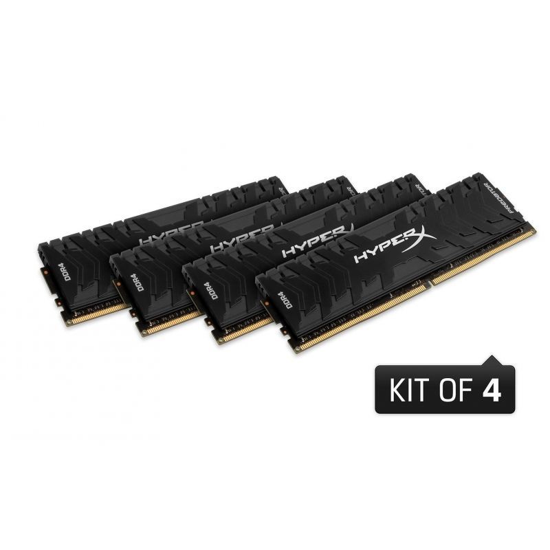 KINGSTON HX432C16PB3K4-32 32GB (4x8GB) 3200MHz DDR4 HyperX PC Kutulu Gaming RAM