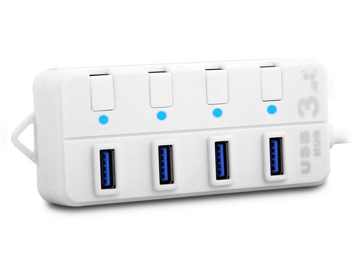 S-LINK 4 Port Usb 3.0 Beyaz Usb Hub SL-U307W