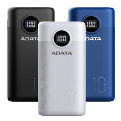 ADATA AP10000QCD-DGT-CBK 10000mAh 37Wh+DC 5V / 2.0A Taşınabilir Şarj Cihazı Powerbank Siyah