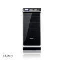 VENTO 700W Powerlı Penceresiz Midi Tower Siyah,Gümüş Kasa VENTO-TA-KB1-700
