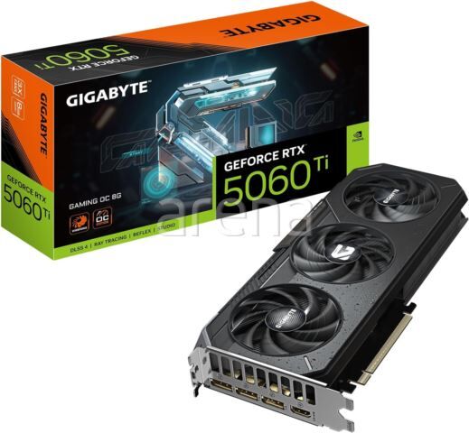 GIGABYTE GV-N506TGAMOC-8GD VGA RTX5060 TI GAM OC 8GB 256B GDDR7 DP-HDMI EKRAN KARTI   -   (GIGABYTE TÜRKİYE GARANTİLİ)