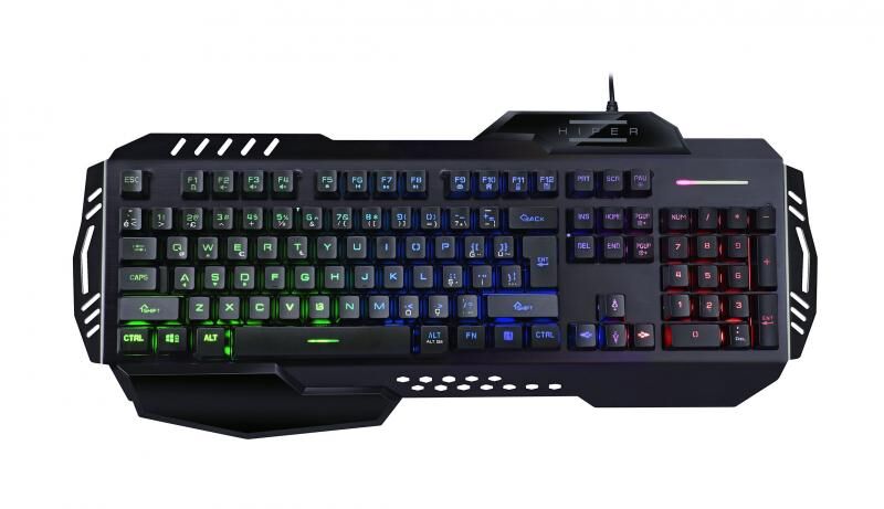 HIPER METAL GEAR Z10 Gaming Klavye Mekanik Hisli Metal Kasa Rainbow METALGEARZ10