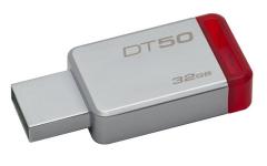 KINGSTON DT50-32GB 32GB DT50 USB 3.1 Metalik Gri USB Bellek