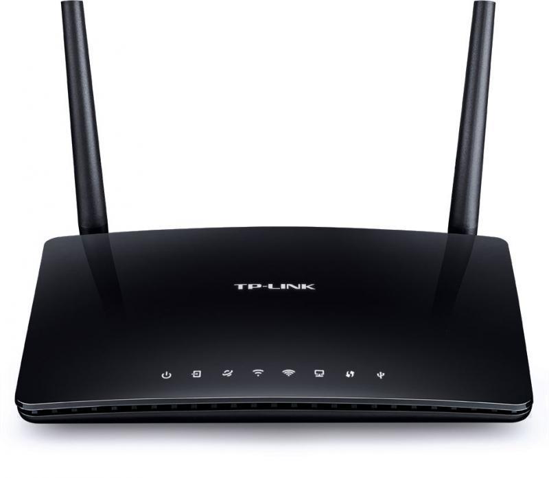 TP-LINK Kablosuz,1200Mbps,4 Port, Dual-Band Modem/Router/AP ARCHER-D50