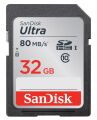 SANDISK SDSDUNC-032G-GN6IN 32GB Ultra SDHC 80MB Class 10 UHS I SD-MMC Kart