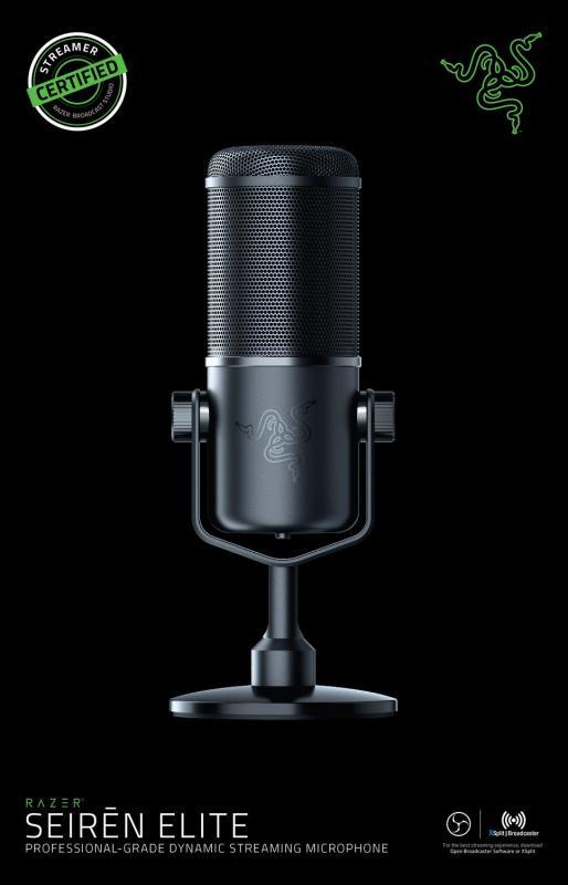 RAZER RZ19-02280100-R3M1 Seiren Elite Profesyonel Masaüstü Siyah Gaming Mikrofon