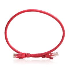 DARK DK-CB-NT6U100R Cat6 1m UTP Awg 24/7 Bakır Kırmızı Patch Network Kablosu