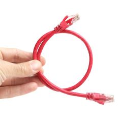 DARK DK-CB-NT6U100R Cat6 1m UTP Awg 24/7 Bakır Kırmızı Patch Network Kablosu