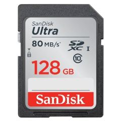 SANDISK SDSDUNC-128G-GN6IN 128 GB Ultra SDXC 80 MB Class 10I SD-MMC Kart