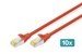 Digitus DK-1644-A-0025/R S/FTP Cat6A Kırmız 0.25m