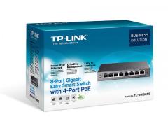 TP-LINK TL-SG108PE 10/100/1000Mbps 8xPort PoE Destekli Easy Smart Switch