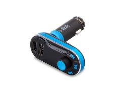 S-LINK SD/USB Destekli + 2.1A USB Şarj Portlu FM Transmitter SL-FM66