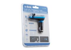 S-LINK SD/USB Destekli + 2.1A USB Şarj Portlu FM Transmitter SL-FM66