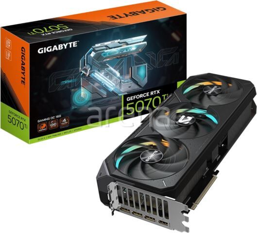 GIGABYTE GV-N507TGAMOC-16GD VGA RTX5070TI GAMING OC 16GB 256B GDDR7 DP-HDMI EKRAN KARTI