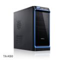 VENTO 350W Powerlı Penceresiz Midi Tower Siyah,Mavi Kasa VENTO-TA-KB3-350