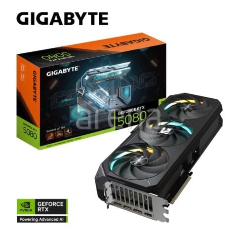 GIGABYTE GV-N5080GAM-OC-16G VGA RTX5080 GAMING OC 16GB 256B GDDR7 DP-HDMI EKRAN KARTI