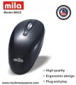 MILA Kablolu USB 2+1 Tuş Siyah Mouse M522