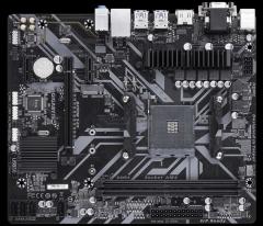 GIGABYTE B450M-S2H AMD B450M Soket AM4 DDR4 3600 MHz HDMI DVI VGA Anakart