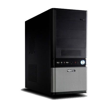 VENTO 350W Powerlı Penceresiz ATX/Micro ATX Siyah,Gümüş Kasa VENTO-TA-K61