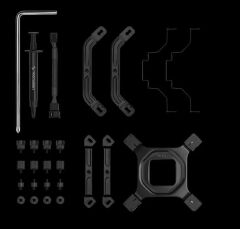 DEEPCOOL AK500-ZERO-DARK Ürün Boyutları 127×117×158 mmSoğutucu Boyutları 127×90×158 mmNet Ağırlık
