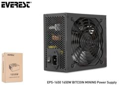 EVEREST 1650W 14cm Fan 7xSata 5xIDE Güç Kaynağı EPS-1650