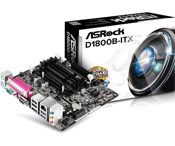ASROCK Intel Bay Trail-D 1170 DDR3 1333MHz HDMI,VGA Anakart ASRD1800B-ITX