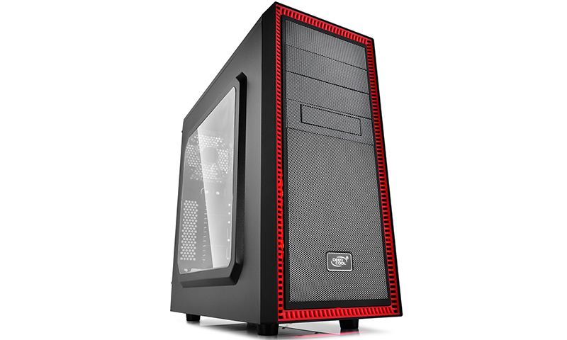 DEEPCOOL TESSERACT SW RD Siyah+Kırmızı Kasa 1xUSB 2.0, 1xUSB 3.0, 1xAudio, 1xMic, TESSERACT-SW-RD