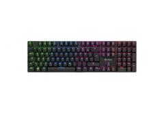 SHARKOON PUREWRITER-RGB-RED Sağlam ve Zarif Kablolu Oyuncu Klavye