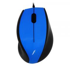 FRISBY Kablolu USB Optik Mavi,Siyah Mouse FM-935K