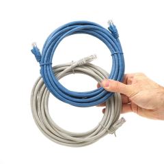 TX TX-CB-NT5U500G Cat5E 5m CCA Solid UTP Gri Network Kablosu