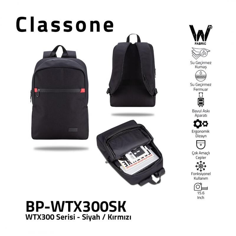 CLASSONE BP-WTX300SK WTX300SK Pro 15.6 inch uyumlu Macbook