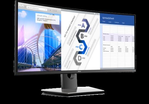 DELL 34.1''IPS 3440x1440 5ms 60Hz 2xHDMI,DP Kavisli Gaming LED Monitör