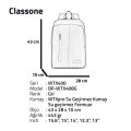 CLASSONE BP-WTX408G 15.6'' Sırt ÇNT GRİ