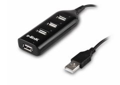 S-LINK 4 Port Usb 2.0 Siyah Usb Hub SL-490