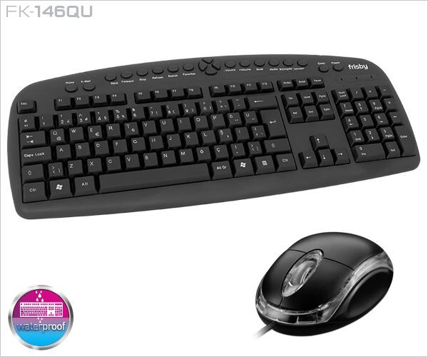 FRISBY FK-146QU Kablolu Q USB Klavye,Mouse Set