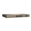 TENDA TEF1218P-16-250W 802.3af/at/230W Güç/2x10/100/1000Base-T/2x1000 SFP