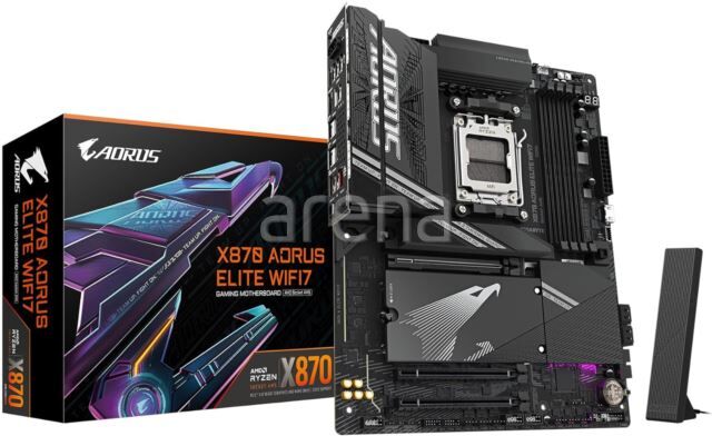 GIGABYTE X870E-A-ELT-WIFI7 X870E-A-ELITE-WIFI7 8200 MHz OC DDR5 AM5 M.2 HDMI DP ATX Anakart
