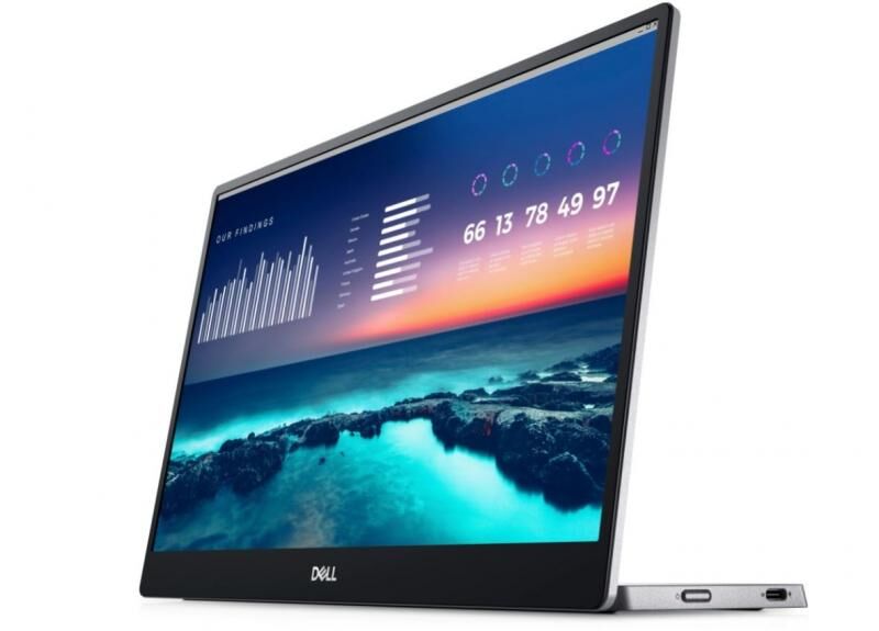 DELL C1422H Portable Monitor Led Monitor, 14''IPS 1920x1080, 6ms, USB-C ports