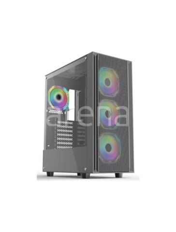DEEPCOOL CC561-4F-PL650D Mid-Tower Kasa Siyah PL650W 80+ PSU