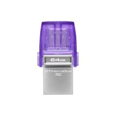 Kingston 64GB DT MicroDuo 3C Usb 3.2 Gen 1 Gri-Mor