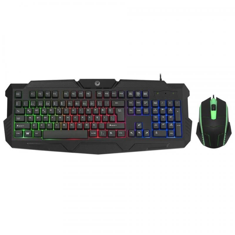 FRISBY Gaming Işıklı Klavye,Mouse Set FK-G440QU